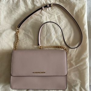 Michael Kors Daniela Large Saffiano Leather Crossbody Bag.